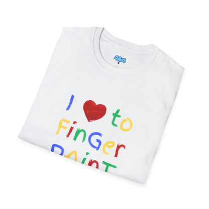 I Love to Finger Paint T-Shirt