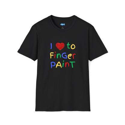 I Love to Finger Paint T-Shirt